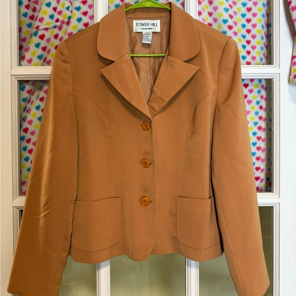 Tower Hill Collection Orange Suit Blazer